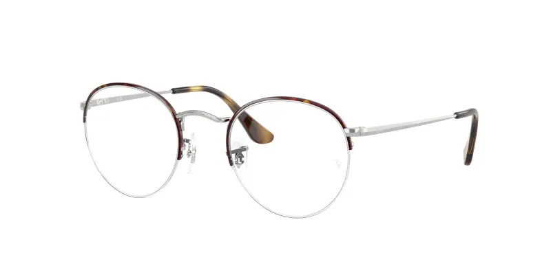 Unisex RX3947V ROUND GAZE 3178 Montature da vista Metallo Havana Trasparente Rotonda Normale