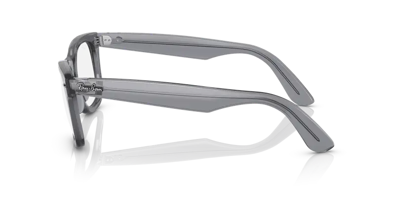 Ray - Ban Unisex RX4340V WAYFARER EASE 8225 Montature da vista Acetato Grigio Trasparente Squadrata Normale miniatura 3