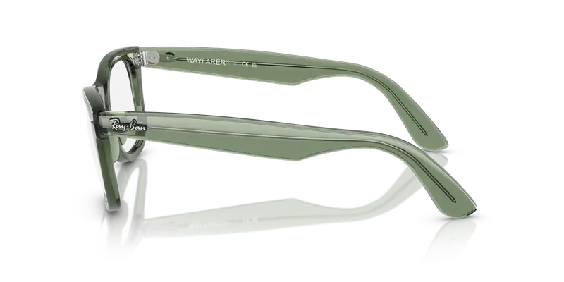 Ray - Ban Unisex RX4340V WAYFARER EASE 8418 Montature da vista Acetato Verde Trasparente Squadrata Normale miniatura 3