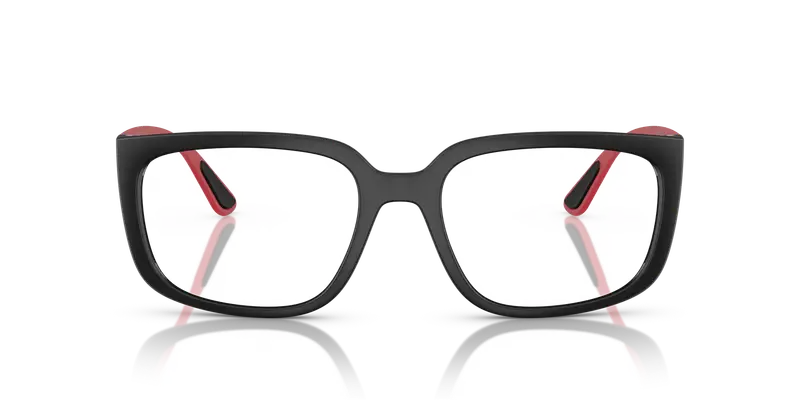 Ray - Ban Unisex RX4443VM F700 Montature da vista Peek Nero Trasparente Squadrata Normale miniatura 2