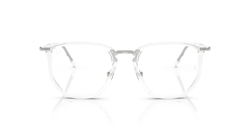 Ray - Ban Unisex RX4451V 2001 Montature da vista Nylon Trasparente Trasparente Geometrica Normale miniatura 2