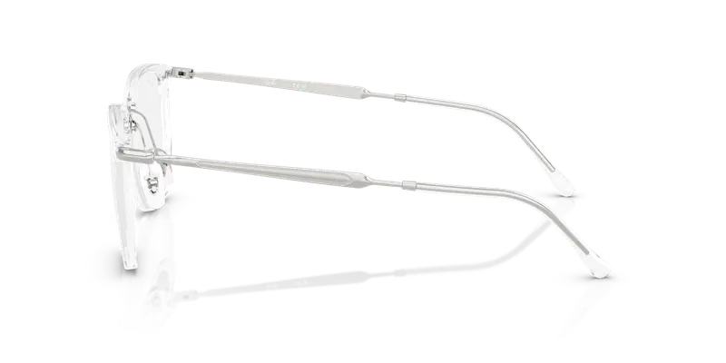 Ray - Ban Unisex RX4451V 2001 Montature da vista Nylon Trasparente Trasparente Geometrica Normale miniatura 3