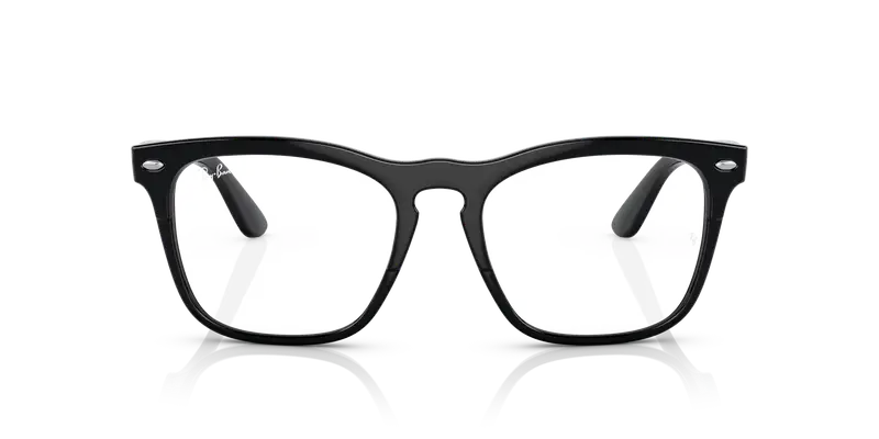 Ray - Ban Unisex RX4487V STEVE 8192 Montature da vista Iniettato Nero Trasparente Squadrata Normale miniatura 2