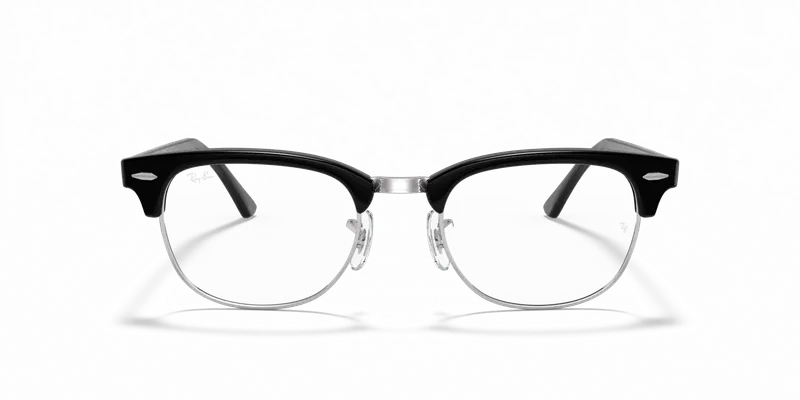 Ray - Ban Unisex RX5154 CLUBMASTER 2000 Montature da vista Acetato Nero Trasparente Squadrata Normale miniatura 2