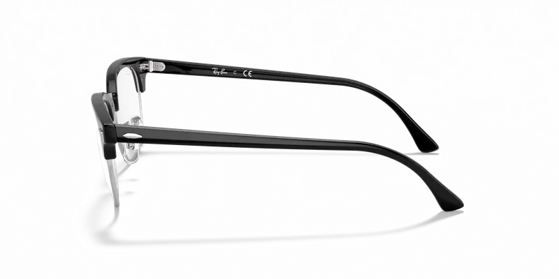 Ray - Ban Unisex RX5154 CLUBMASTER 2000 Montature da vista Acetato Nero Trasparente Squadrata Normale miniatura 3