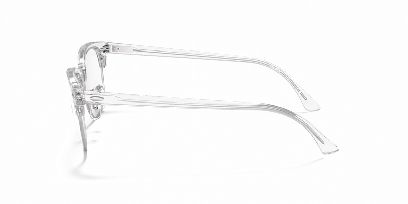 Ray - Ban Unisex RX5154 CLUBMASTER 2001 Montature da vista Plastica Trasparente Squadrata miniatura 3