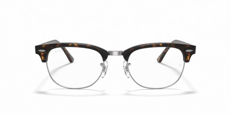 Ray - Ban Unisex RX5154 CLUBMASTER 2012 Montature da vista Plastica Havana Squadrata miniatura 2