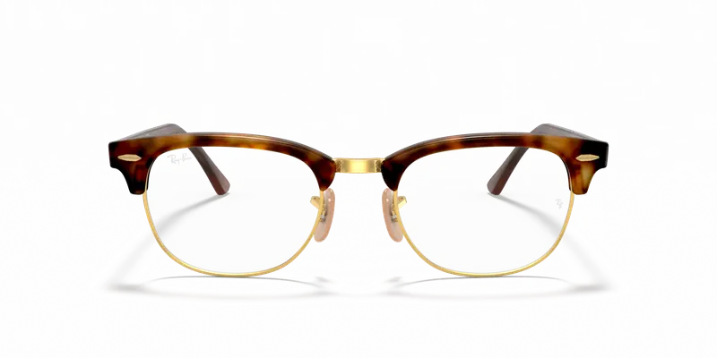 Ray - Ban Unisex RX5154 CLUBMASTER 2372 Montature da vista Acetato Tartaruga Trasparente Squadrata Normale miniatura 2