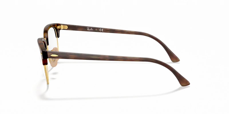 Ray - Ban Unisex RX5154 CLUBMASTER 2372 Montature da vista Acetato Tartaruga Trasparente Squadrata Normale miniatura 3