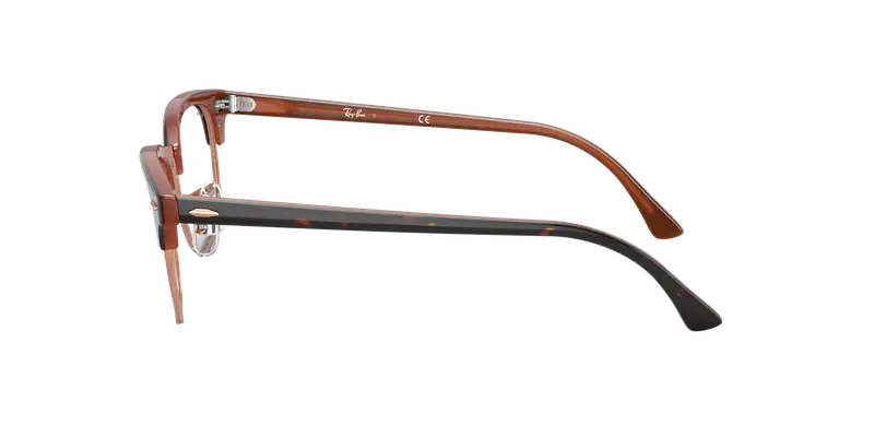 Ray - Ban Unisex RX5154 CLUBMASTER 5884 Montature da vista Plastica Havana Squadrata miniatura 3