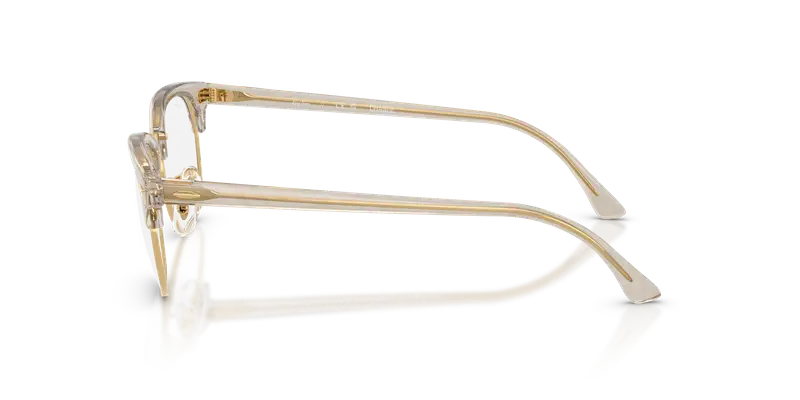 Ray - Ban Unisex RX5154 CLUBMASTER 8291 Montature da vista Acetato Grigio Trasparente Squadrata Normale miniatura 3