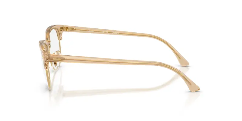 Ray - Ban Unisex RX5154 CLUBMASTER 8294 Montature da vista Acetato Marrone Trasparente Squadrata Normale miniatura 3