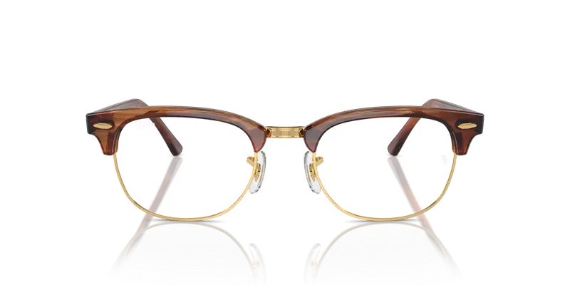 Ray - Ban Unisex RX5154 CLUBMASTER 8375 Montature da vista Acetato Tartaruga Trasparente Squadrata Normale miniatura 2