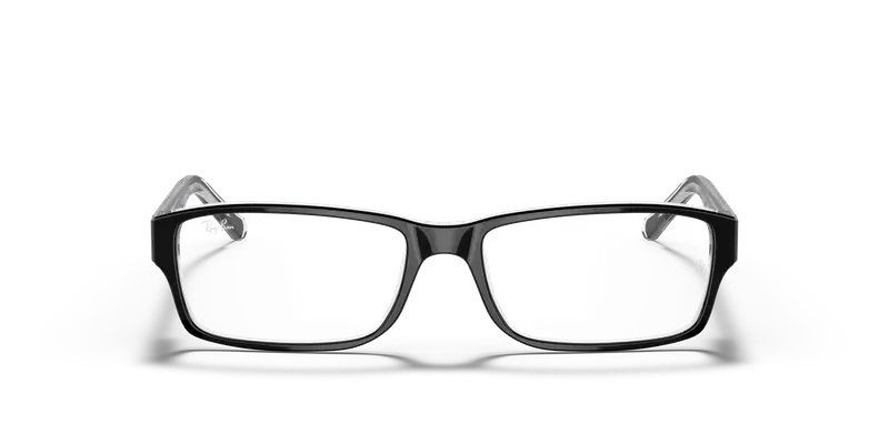 Ray - Ban Unisex RX5169 2034 Montature da vista Acetato Nero Trasparente Squadrata Normale miniatura 2