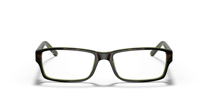 Ray - Ban Unisex RX5169 2383 Montature da vista Acetato Marrone Trasparente Squadrata Normale miniatura 2