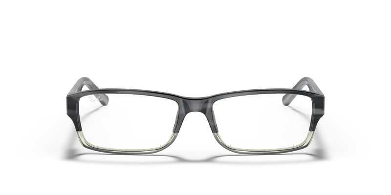 Ray - Ban Unisex RX5169 5540 Montature da vista Acetato Grigio Trasparente Squadrata Normale miniatura 2