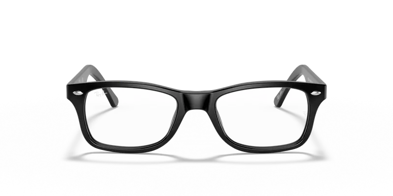 Ray - Ban Unisex RX5228 2000 Montature da vista Acetato Nero Trasparente Squadrata Normale miniatura 2