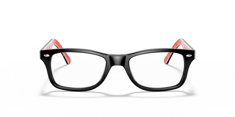 Ray - Ban Unisex RX5228 2479 Montature da vista Acetato Nero Trasparente Squadrata Normale miniatura 2