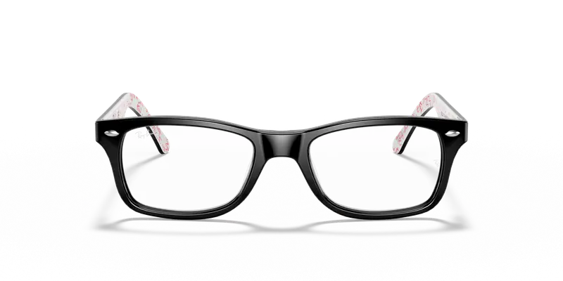 Ray - Ban Unisex RX5228 5014 Montature da vista Acetato Nero Trasparente Squadrata Normale miniatura 2