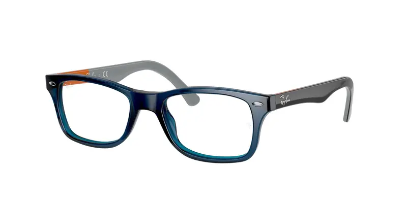 Ray - Ban Unisex RX5228 5547 Montature da vista Plastica Blu  Squadrata