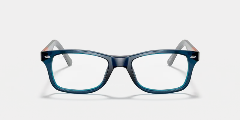 Ray - Ban Unisex RX5228 5547 Montature da vista Plastica Blu Squadrata miniatura 2