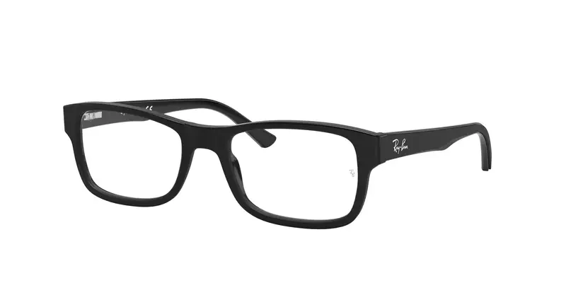 Ray - Ban Unisex RX5268  5119 Montature da vista Acetato Nero Trasparente Squadrata Normale