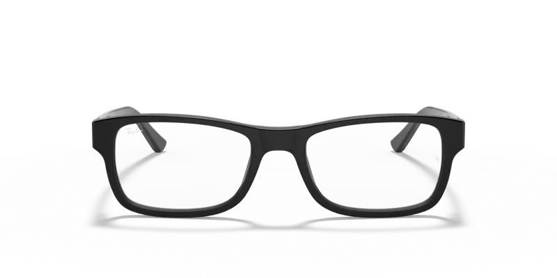 Ray - Ban Unisex RX5268 5119 Montature da vista Acetato Nero Trasparente Squadrata Normale miniatura 2