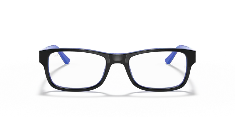 Ray - Ban Unisex RX5268 5179 Montature da vista Acetato Nero Trasparente Squadrata Normale miniatura 2