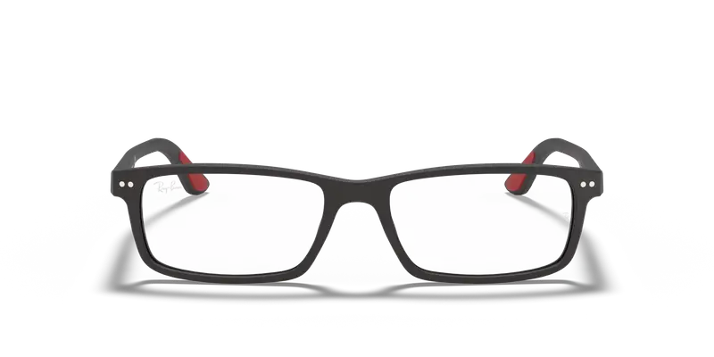 Ray - Ban Unisex RX5277 2077 Montature da vista Acetato Nero Trasparente Squadrata Normale miniatura 2