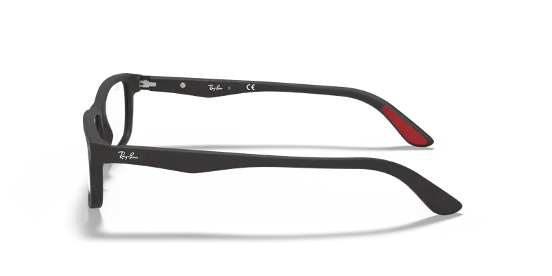 Ray - Ban Unisex RX5277 2077 Montature da vista Acetato Nero Trasparente Squadrata Normale miniatura 3