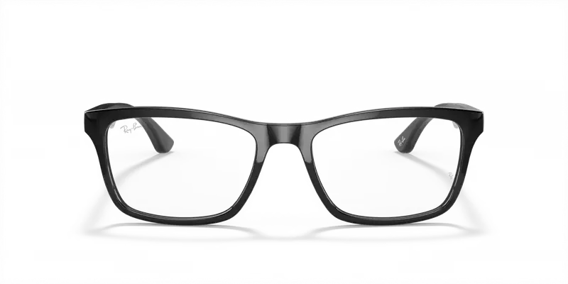 Ray - Ban Unisex RX5279 2000 Montature da vista Acetato Nero Trasparente Squadrata Normale miniatura 2