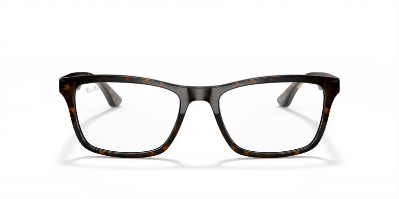 Ray - Ban Unisex RX5279 2012 Montature da vista Acetato Marrone Trasparente Squadrata Normale miniatura 2