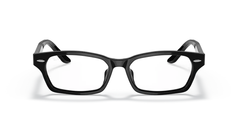 Ray - Ban Unisex RX5344D 2000 Montature da vista Acetato Nero Trasparente Squadrata Normale miniatura 2