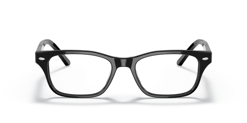 Ray - Ban Unisex RX5345D 2000 Montature da vista Acetato Nero Trasparente Squadrata Normale miniatura 2