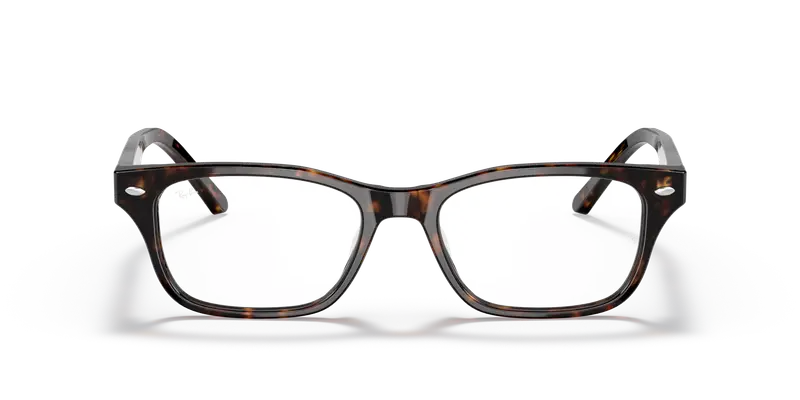 Ray - Ban Unisex RX5345D 2012 Montature da vista Acetato Marrone Trasparente Squadrata Normale miniatura 2