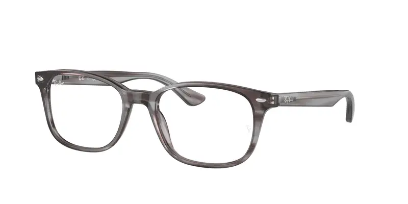 Ray - Ban Unisex RX5375  8055 Montature da vista Acetato Grigio Trasparente Squadrata Normale