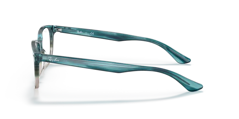 Ray - Ban Unisex RX5375 8146 Montature da vista Acetato Tartaruga Trasparente Squadrata Normale miniatura 3