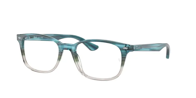 Unisex RX5375 8146 Montature da vista Acetato Tartaruga Trasparente Squadrata Normale