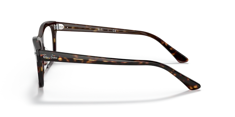 Ray - Ban Unisex RX5383 MR BURBANK 2012 Montature da vista Acetato Tartaruga Trasparente Squadrata Normale miniatura 3