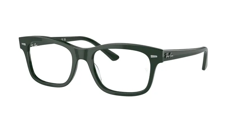 Ray - Ban Unisex RX5383 MR BURBANK 8226 Montature da vista Acetato Verde Trasparente Squadrata Normale
