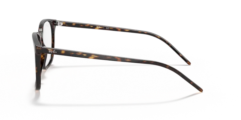 Ray - Ban Unisex RX5387 2012 Montature da vista Acetato Tartaruga Trasparente Squadrata Normale miniatura 3