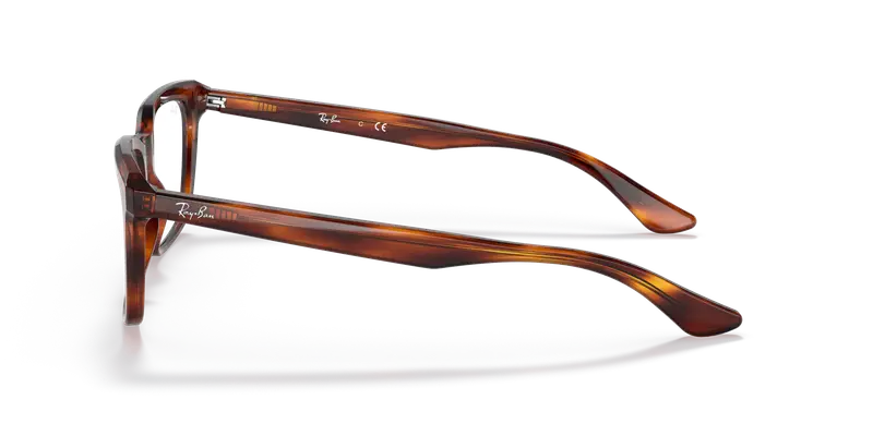 Ray - Ban Unisex RX5391 2144 Montature da vista Plastica Havana Squadrata miniatura 3