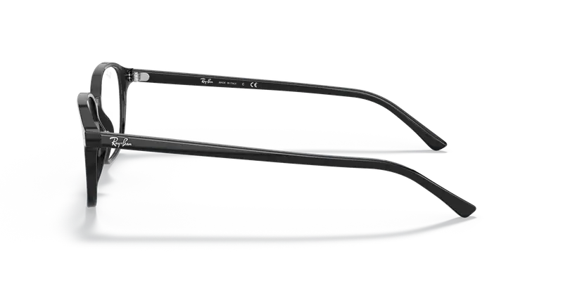 Ray - Ban Unisex RX5393 LEONARD 2000 Montature da vista Acetato Nero Trasparente Squadrata Normale miniatura 3