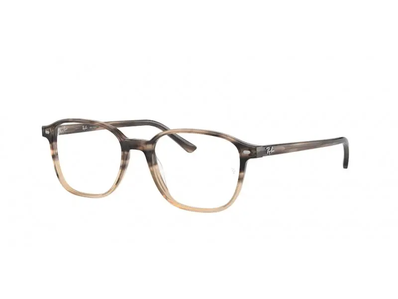 Ray - Ban Unisex RX5393 LEONARD 8107 Montature da vista Acetato Havana Squadrata