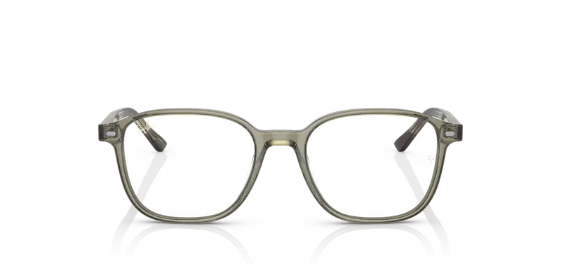 Ray - Ban Unisex RX5393 LEONARD 8178 Montature da vista Acetato Verde Trasparente Squadrata Normale miniatura 2