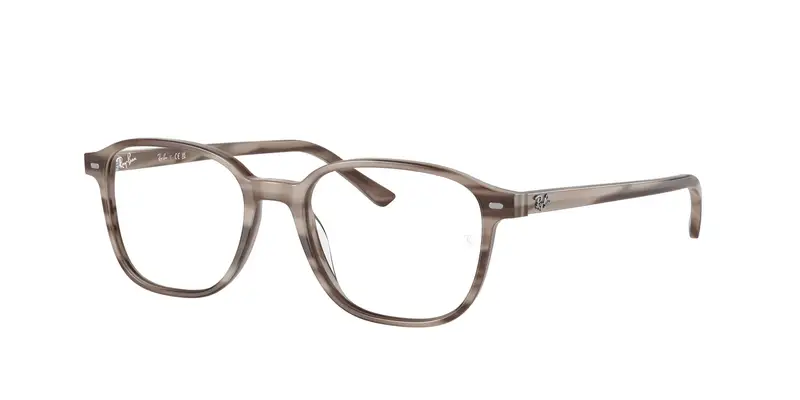 Ray - Ban Unisex RX5393 LEONARD 8360 Montature da vista Acetato Grigio Trasparente Squadrata Normale
