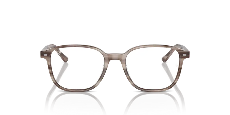 Ray - Ban Unisex RX5393 LEONARD 8360 Montature da vista Acetato Grigio Trasparente Squadrata Normale miniatura 2