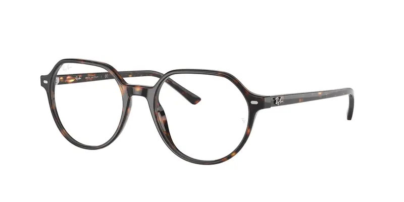 Ray - Ban Unisex RX5395 THALIA 2012 Montature da vista Acetato Tartaruga Trasparente Rotonda Normale