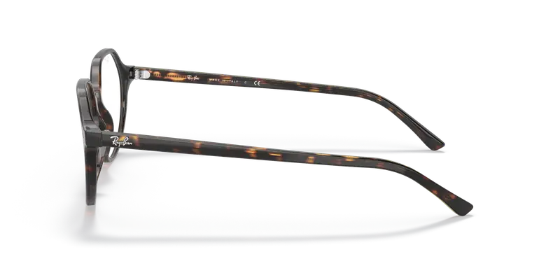 Ray - Ban Unisex RX5395 THALIA 2012 Montature da vista Acetato Tartaruga Trasparente Rotonda Normale miniatura 3