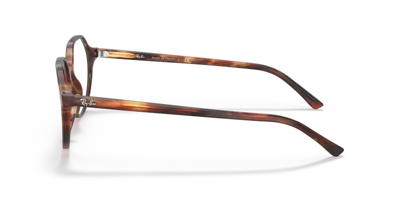 Ray - Ban Unisex RX5395 THALIA 2144 Montature da vista Acetato Marrone Trasparente Rotonda Normale miniatura 3